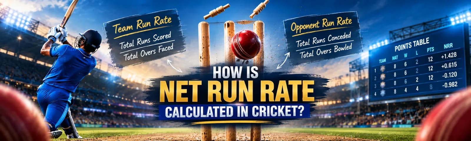 How Is Net Run Rate Calculated in Cricket?